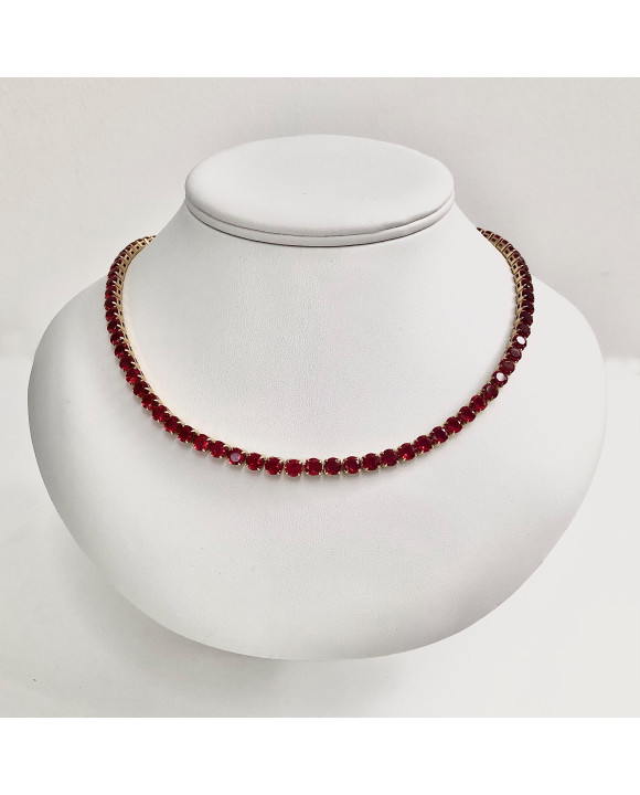 Dámsky kryštálový náhrdelník-277277-20