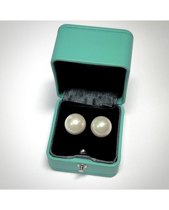 Dámske oceľové náušnice perla MAXI-303909-20