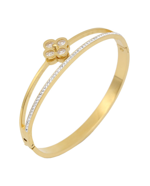 Dámsky pozlátený náramok-195807-20