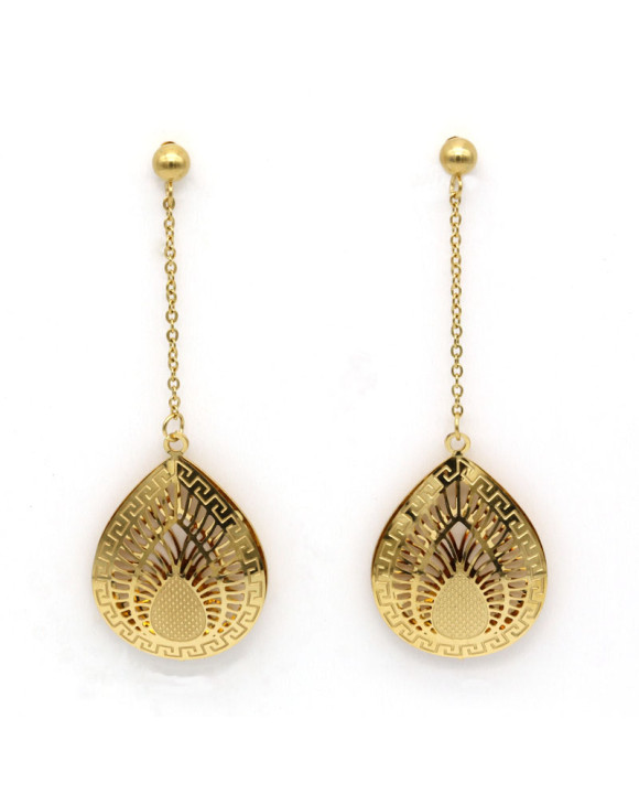 Dámske pozlátené náušnice-195613-20