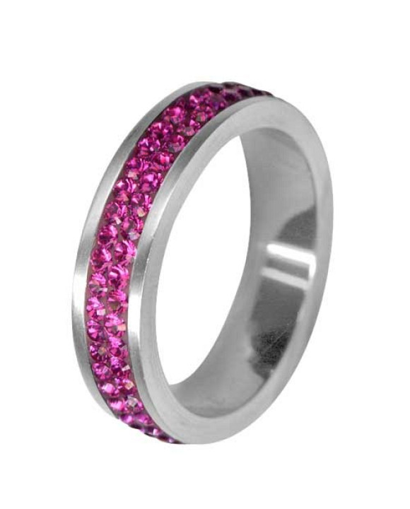 Dámsky oceľový prsteň