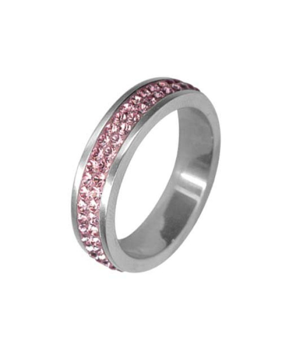 Dámsky oceľový prsteň