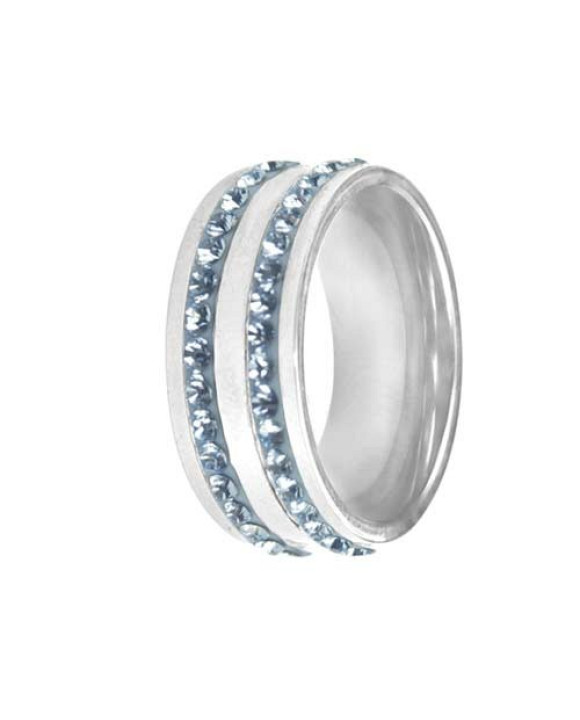 Dámsky oceľový prsteň