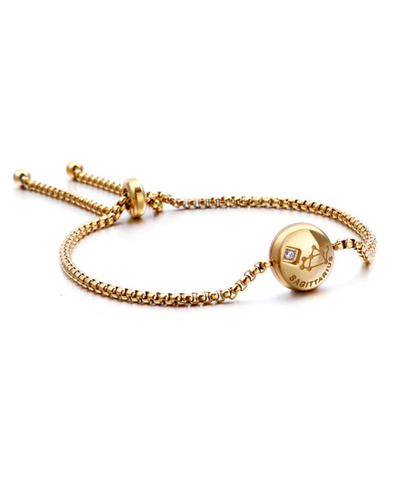 Dámsky oceľový náramok zverokruh Strelec-254426-20