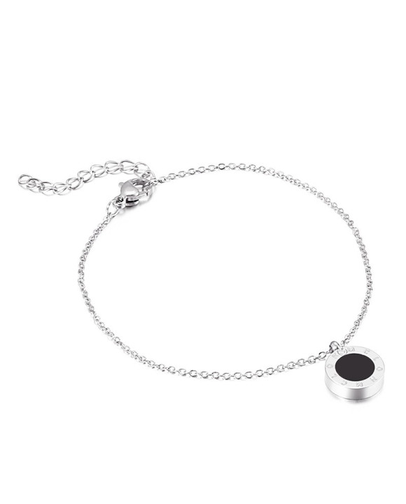 Dámsky oceľový náramok s príveskom-316268-20