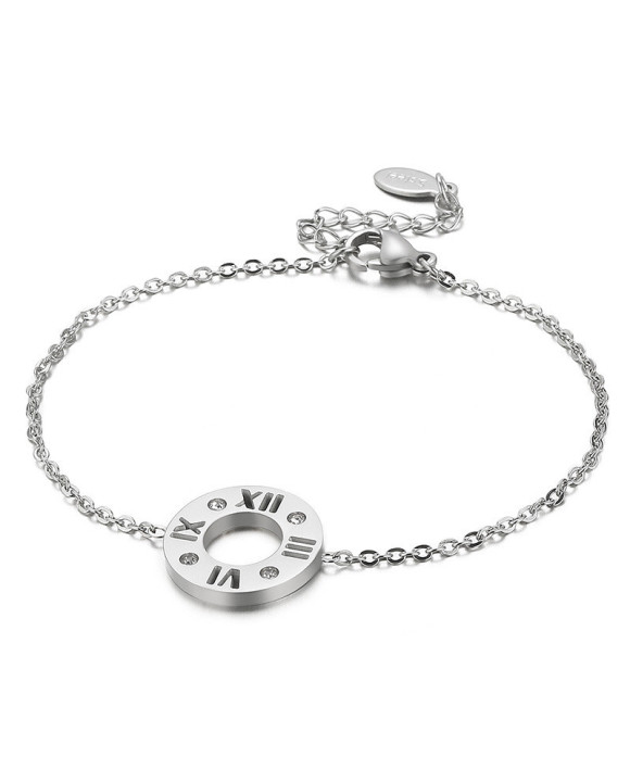 Dámsky oceľový náramok s príveskom-316265-20