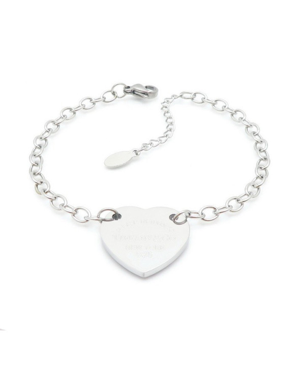 Dámsky oceľový náramok s príveskom TIFF-316271-20