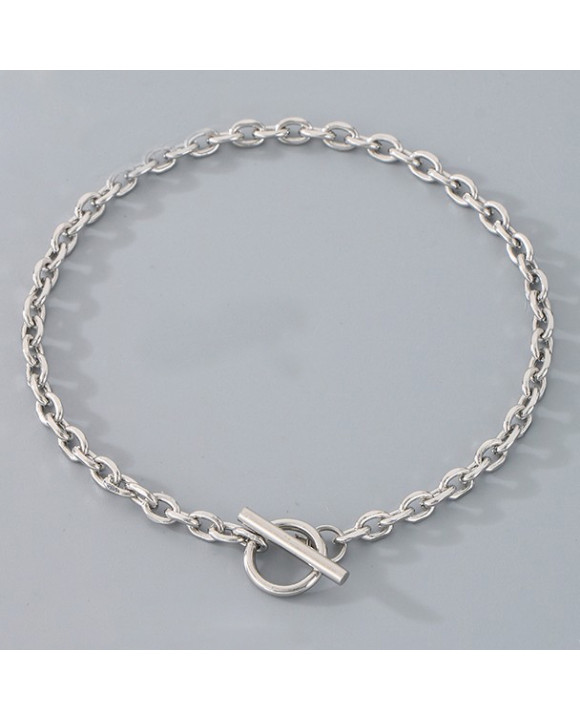 Oceľový pozlátený náramok-316312-20