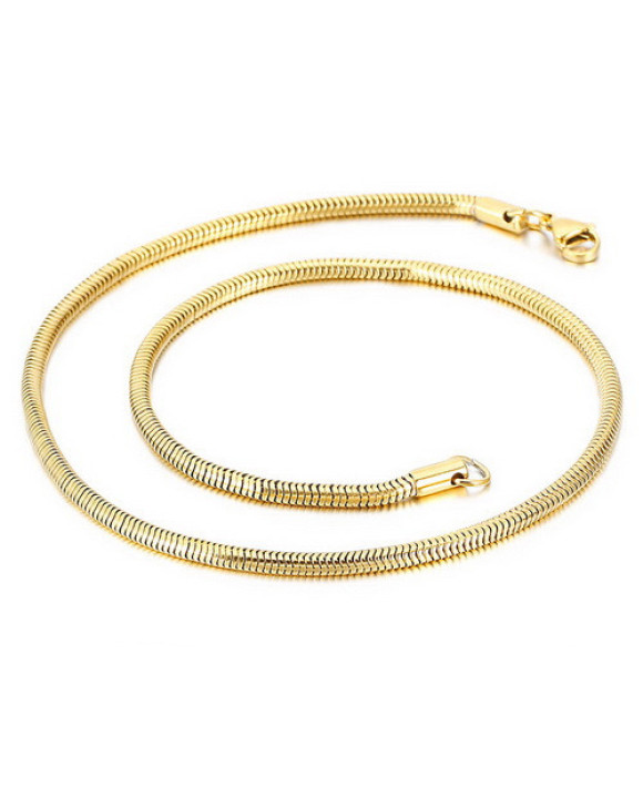 Oceľová retiazka pozlátená-315918-20