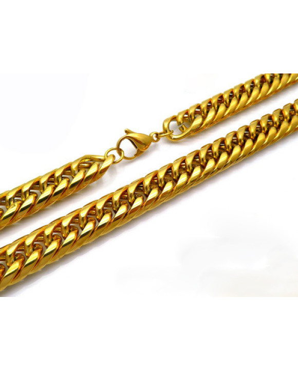 Pánska pozlátená retiazka hrubá-315856-20