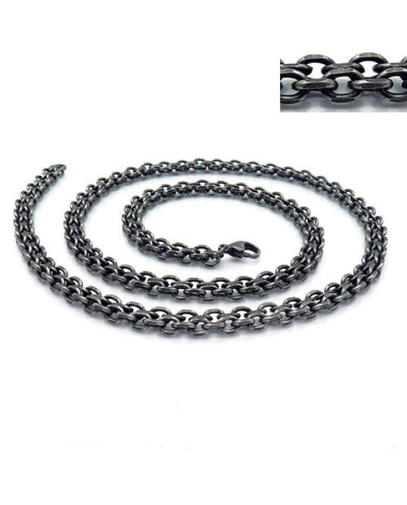 Počiernená oceľová retiazka-292655-20
