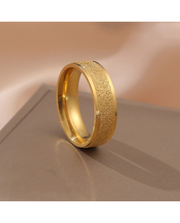 Oceľová pozlátená obrúčka-272916-20