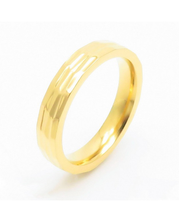 Pozlátená oceľová obrúčka-315969-20