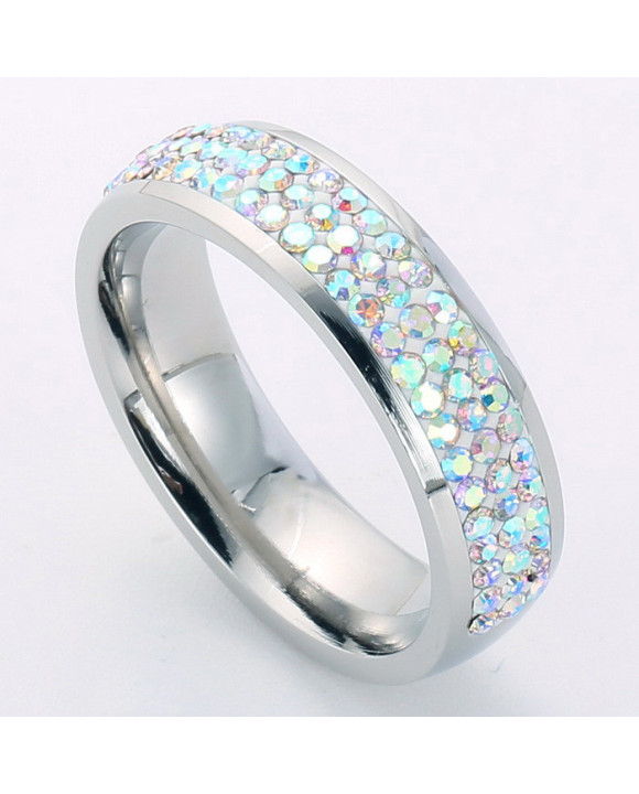 Dámsky oceľový prsteň-316201-20