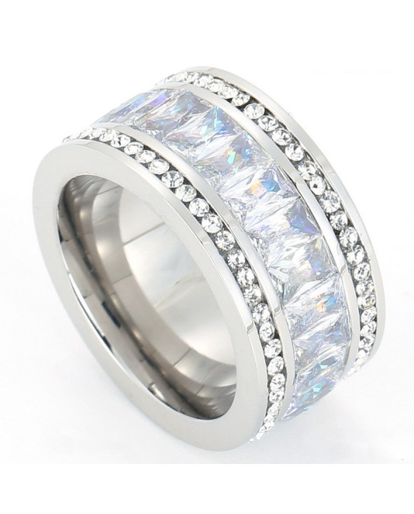 Dámsky oceľový prsteň-316238-20