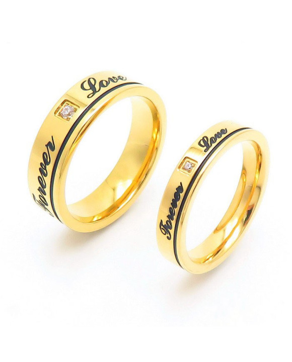 Oceľová obrúčka forever love-312388-20