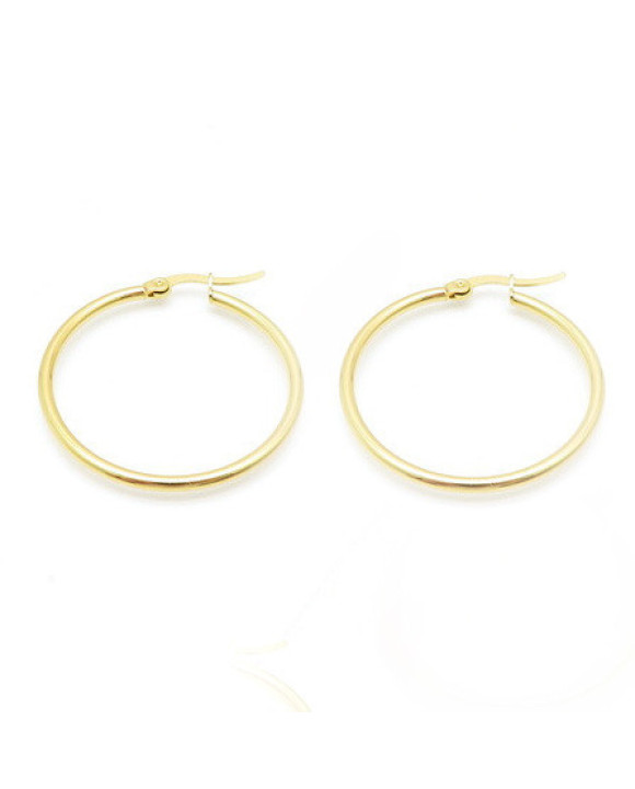 Veľké kruhové oceľové náušnice-221732-20