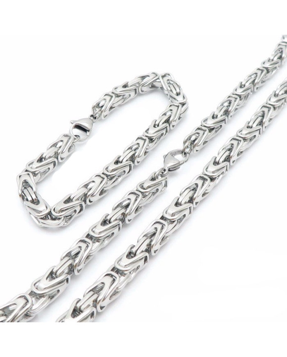 Pánska oceľová súprava-324036-20