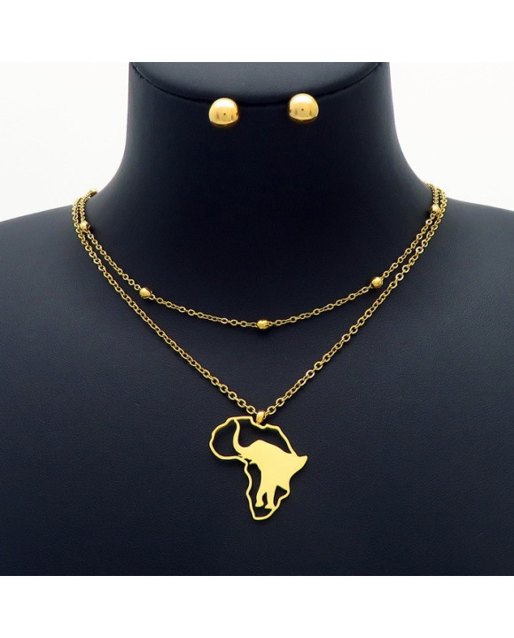 Dámska oceľová súprava slon-272733-20