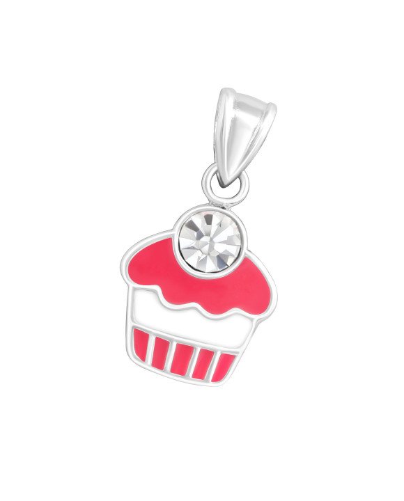 Detský strieborný prívesok muffin-223641-20