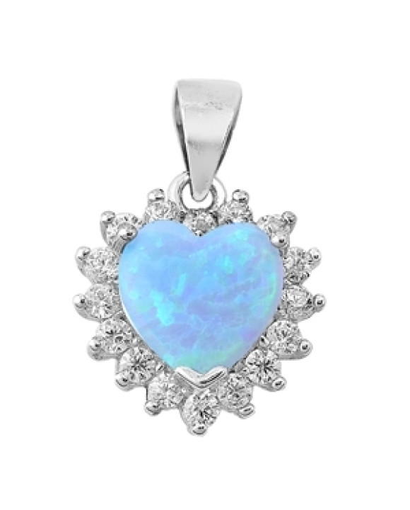 Strieborný prívesok srdce-164515-20