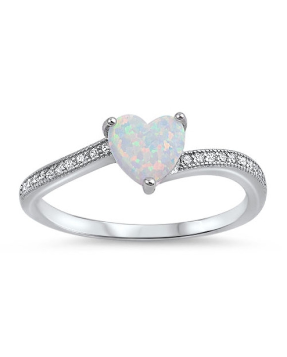 Jemný strieborný prsteň