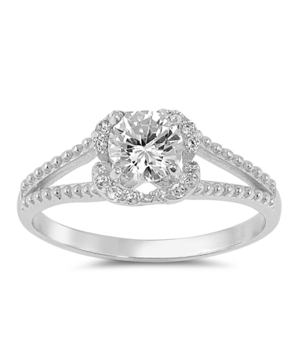 Strieborný prsteň s kamienkom-156404-20