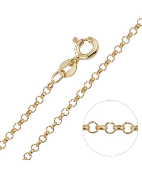 Strieborná retiazka pozlátená-237440-20