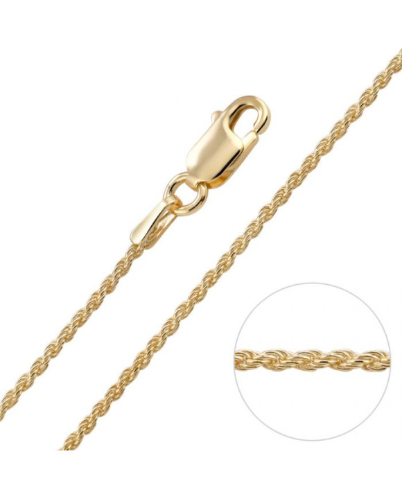 Strieborná retiazka pozlátená-237444-20