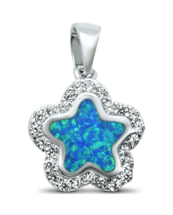 Strieborný prívesok s opálom hviezda-257335-20