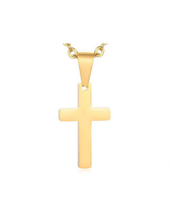 Pánsky oceľový prívesok kríž-321731-20