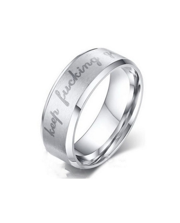 Pánsky oceľový prsteň-322144-20