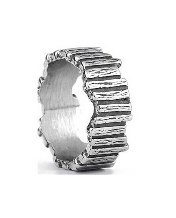 Pánsky oceľový prsteň-321819-20