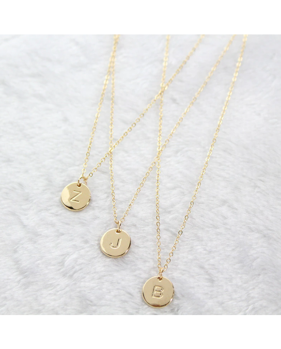 Pozlátený dámsky náhrdelník s písmenkom-233041-20