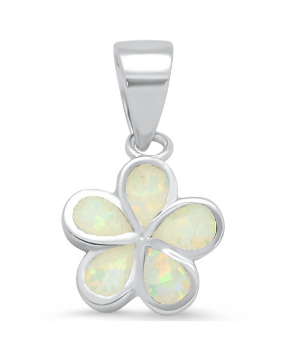 Strieborný prívesok s opálom kvietok-257336-20