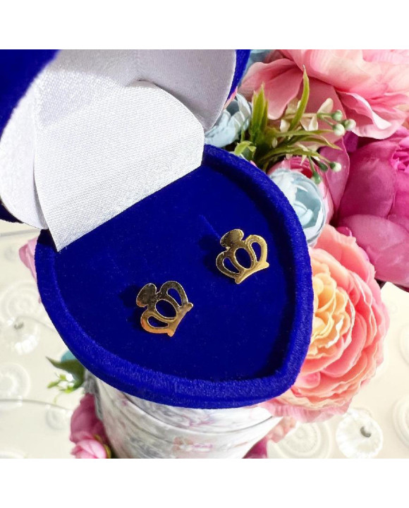 Dámske oceľové náušnice pozlátené-275404-20