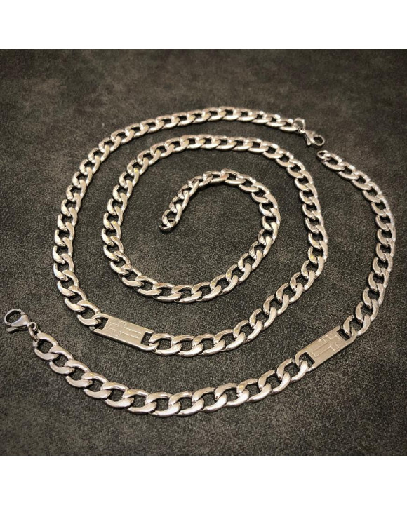 Pánska oceľová súprava-276954-20