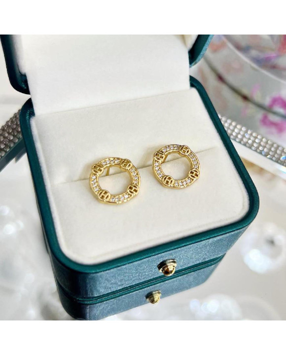 Dámske pozlátené náušnice BF-275516-20