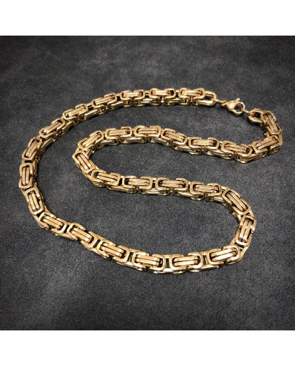 Pozlátená oceľová retiazka-276913-20