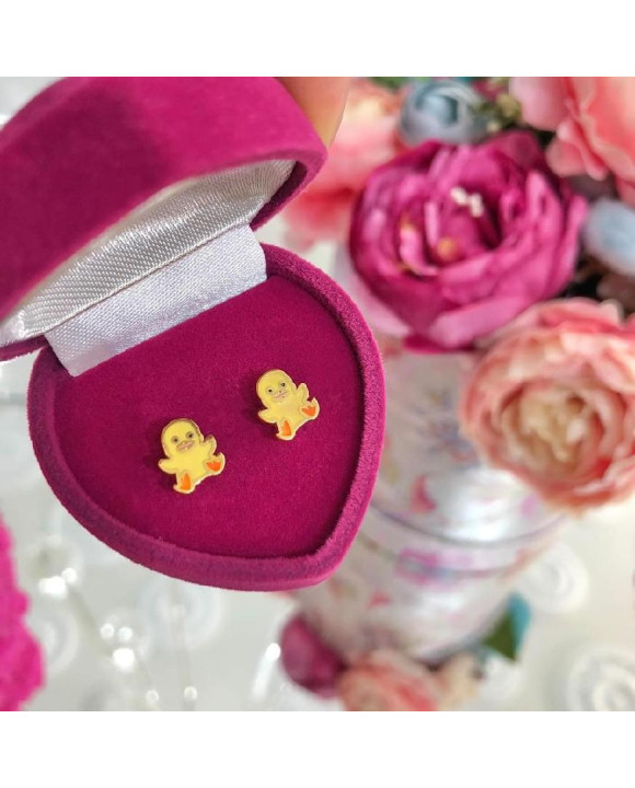 Náušnice z chirurgickej ocele Kuriatko-266022-20