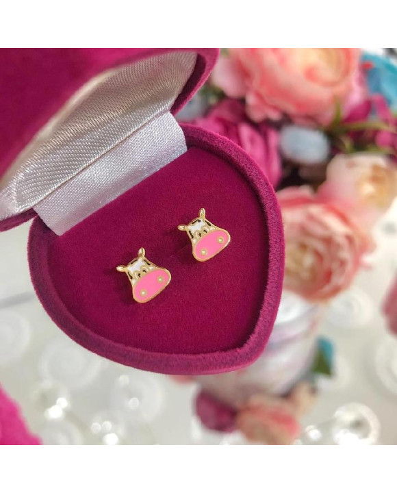 Náušnice z chirurgickej ocele Krava-266018-20