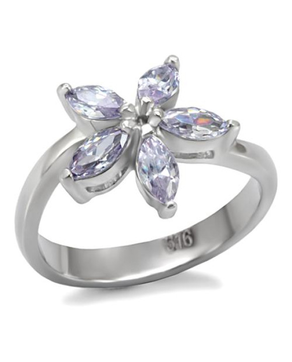 Dámsky oceľový prsteň