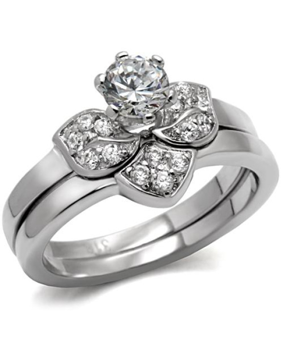 Dámsky oceľový prsteň