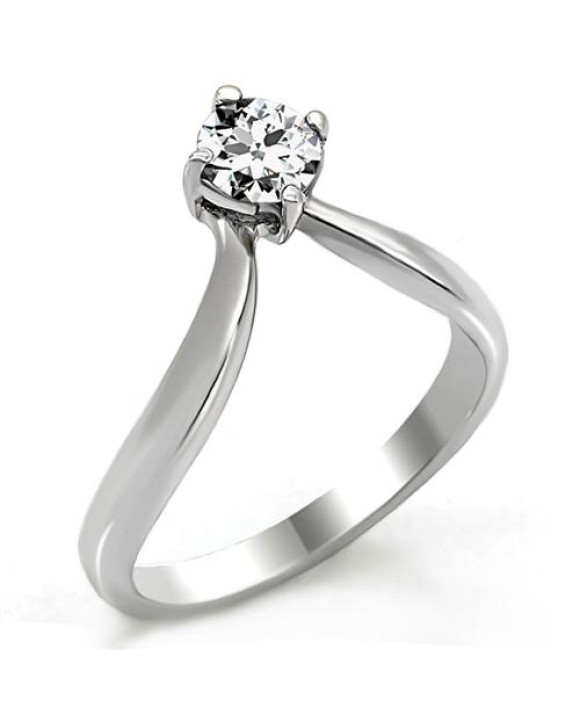 Dámsky oceľový prsteň