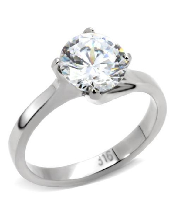 Dámsky oceľový prsteň