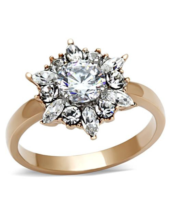 Dámsky oceľový prsteň