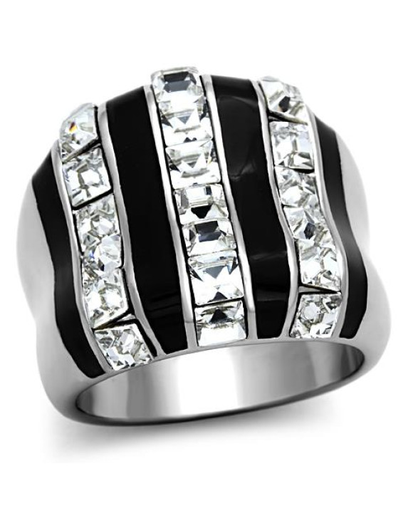 Dámsky oceľový prsteň