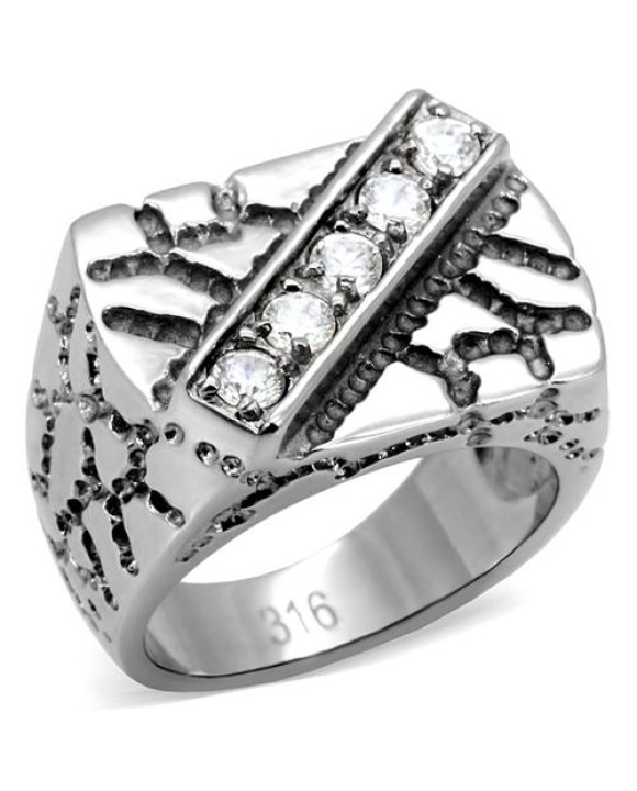 Pánsky oceľový prsteň