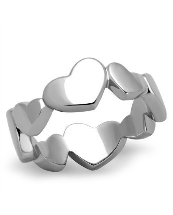 Dámsky oceľový prsteň srdce-315153-20
