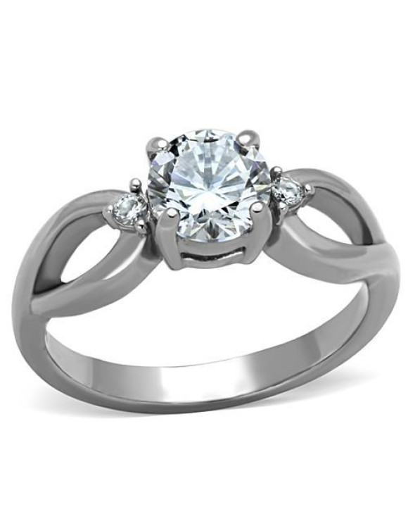 Dámsky oceľový prsteň